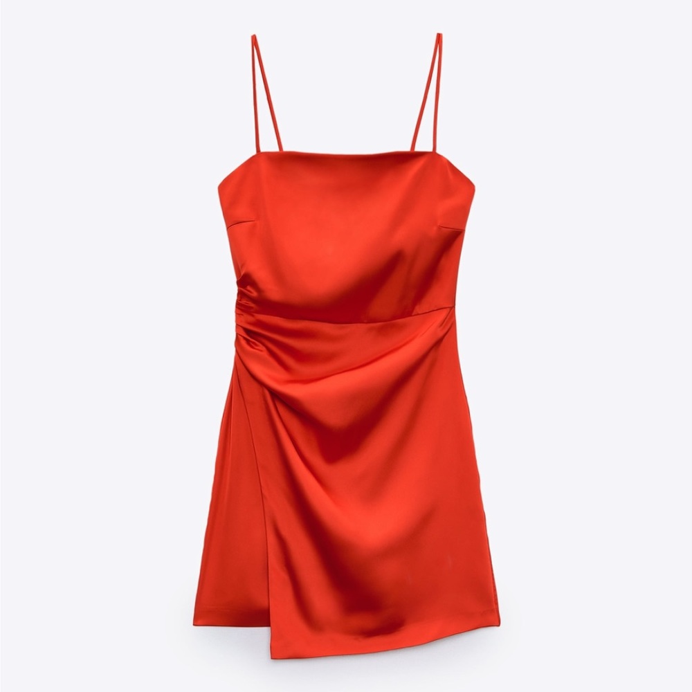 Zara Ruched Mini Dress